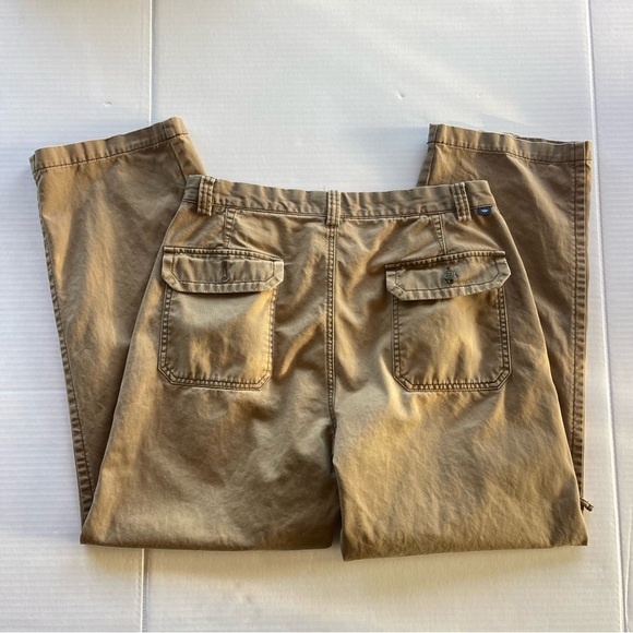 Dockers Flat Front  Men's Tan Pants 32/32  Cotton - Picture 7 of 10